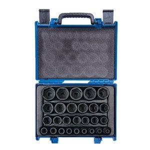 ZESTAW NASADEK UDAROWYCH 1/2'' 27CZ KRÓTKIE 8-36MM 6-KĄT ZESTAW NASADEK UDAROWYCH 1/2'' 27CZ KRÓTKIE 8-36MM 6-KĄT