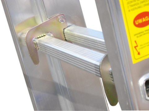 DRABINA ALUMINIOWA 3-ELEMENTOWA 1110CM 15+15+15 SZCZEBLI DRABINA ALUMINIOWA 3-ELEMENTOWA 1110CM 15+15+15 SZCZEBLI