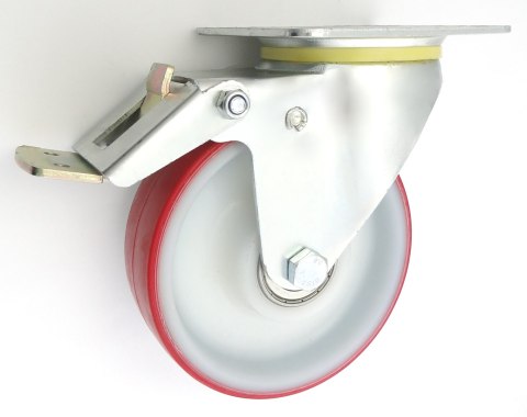 KOŁO TWORZYWO+POLIURETAN 160MM OBUDOWA SKRĘTNA+HAM. 45BCNWH KOŁO TWORZYWO+POLIURETAN 160MM OBUDOWA SKRĘTNA+HAM. 45BCNWH