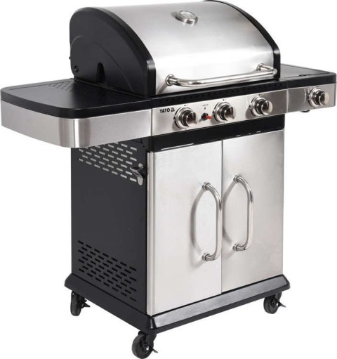 GRILL GAZOWY 3+1 STAL NIERDZEWNA 11,5KW GRILL GAZOWY 3+1 STAL NIERDZEWNA 11,5KW