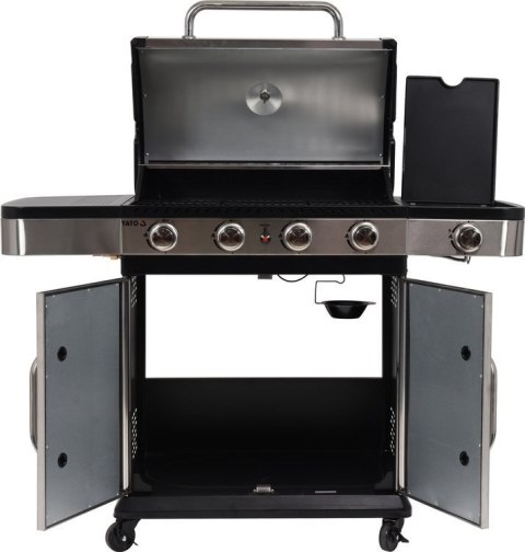 GRILL GAZOWY 4+1 STAL NIERDZEWNA 14,5KW GRILL GAZOWY 4+1 STAL NIERDZEWNA 14,5KW