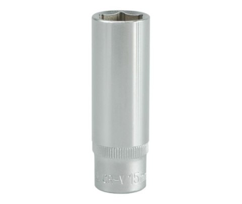 NASADKA DŁUGA 6-KĄTNA CHROMOWANA 3/8'' 15MM NASADKA DŁUGA 6-KĄTNA CHROMOWANA 3/8'' 15MM
