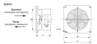 WENTYLATOR VENTO 18 1F