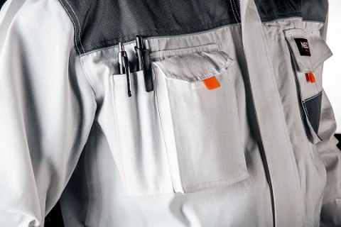 BLUZA ROBOCZA BIAŁA, HD, L/52
